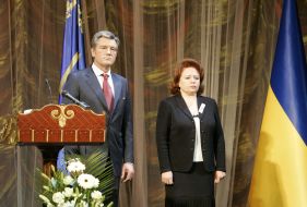 Viktor Yushchenko and Nina Karpachyova