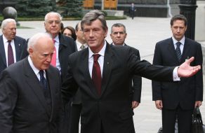 Viktor Yushchenko and Karolos Papoulias
