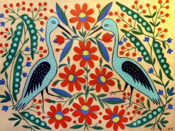 Полотно “Прилетіли бусли на родіну”