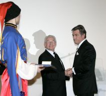 Viktor Yushchenko and Andrzej Wajda