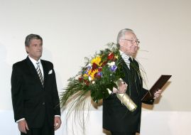 Viktor Yushchenko and Andrzej Wajda