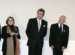 Viktor Yushchenko and Andrzej Wajda