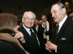 Andrzej Wajda and Bogdan Stupka