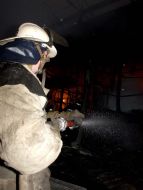 Пожар на рынке «Барабашово» в Харькове