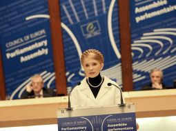 Yuliya Timoshenko in Strasbourg