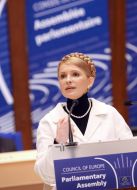 Yuliya Timoshenko in Strasbourg