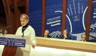 Yuliya Timoshenko in Strasbourg