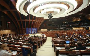 Meeting of the Parliamentary assembly of Advice of Europe