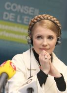 Yuliya Timoshenko in Strasbourg