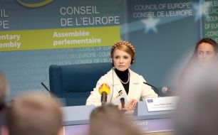 Yuliya Timoshenko in Strasbourg