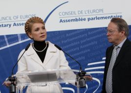 Yuliya Timoshenko and  Luis Maria de Puig