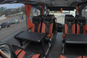 New club bus of FK ”Shakhter”