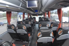 New club bus of FK ”Shakhter”