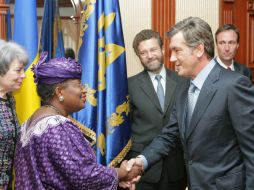 Viktor Yushchenko and Ngozi Okonjo-Iweala