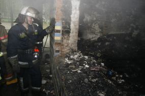 Пожарный в психиатрической больнице