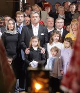 Ceremony of transmission of the Beneficial fire