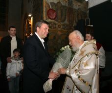 Viktor Yanukovich and Metropolitan Vladimir