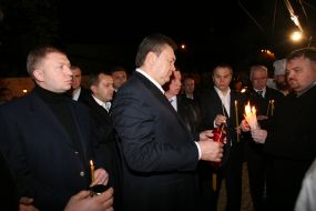 Viktor Yanukovich, Vasiliy Gorbal, Andrey Klyev, Nestor Shufrich and Nikolay Azarov