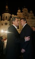 Viktor Yanukovich and Viktor Yushchenko