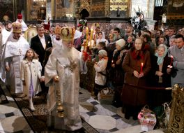 Viktor Yushchenko, Taras, Sofiya, Kristina, Yarina-Dominika and Filaret