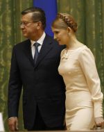 Viktor Zubkov and Yuliya Timoshenko