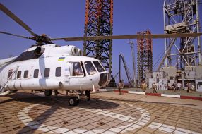 Helicopter Mi-8 on the boring setting «Tavrida»