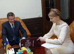 Yuliya Timoshenko and Viktor Zubkov