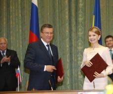 Yuliya Timoshenko and Viktor Zubkov