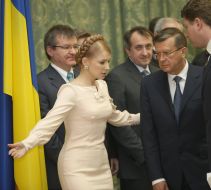 Yuliya Timoshenko and Viktor Zubkov