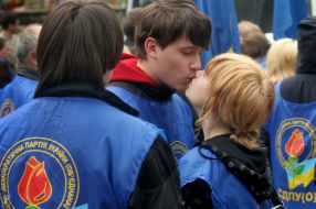 May day demonstration in Kiev