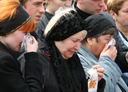 Родственники погибших на буровой платформе ”Таврида”