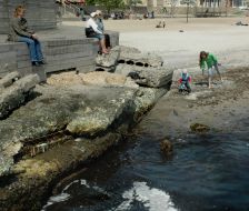 Beach season in Odessa