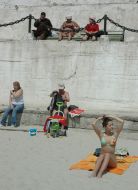 Beach season in Odessa