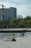 Beach season in Odessa