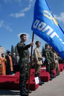 Перезахоронение останков солдат ВОВ