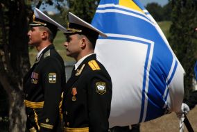 Перезахоронение останков солдат ВОВ