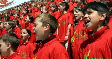 Child’s choir in Artek