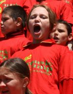 Child’s choir in Artek
