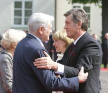 Виктор Ющенко, Екатерина Ющенко, Валдас Адамкус и Альма Адамкене