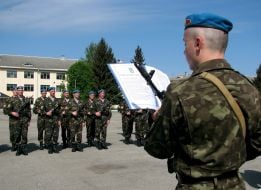 Military oath ceremony