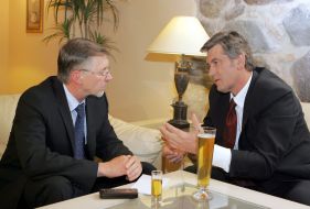 Виктор Ющенко и Гедиминас Киркилас