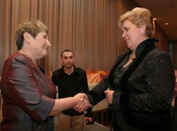 Zina Kalay-Kleitman and Valentina Semenyuk