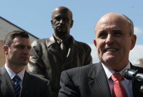 Rudolph Giuliani and Vitaly Klichko