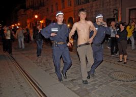 Action ”Naked heat” in Lvov