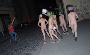 Action ”Naked heat” in Lvov