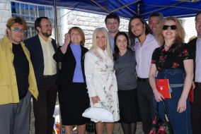 Opening of AIDS separation in clinic of Epidemiology and Infectious Diseases Institute