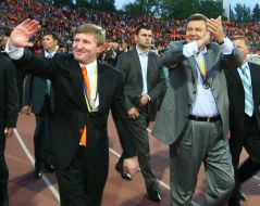 Rinat Akhmetov and Viktor Yanukovich