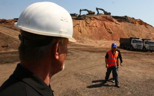 Utilization of waste bank in Makeyevka