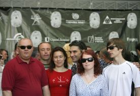 «Touch and see». First photo-exhibition for blind people