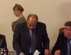 Yuliya Timoshenko, Yury Prodan and Viktor Poltavets